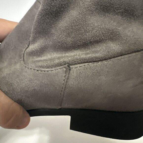 Maurices Regina Sherpa Women's Ankle Boots Size 8 M Black Fold Over Zip-Up - Picture 7 of 14